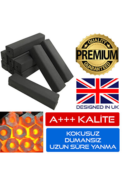 Genel Markalar Briket Mangal Kömürü 10 kg Özel Koruma Kutulu Tozsuz Dumansız Premium A+++ Kalite