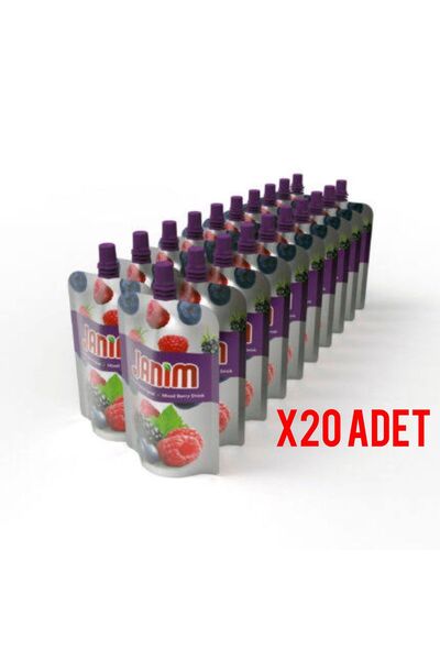 SAMYANG Janim Aromalı Gazsız İçecek Mixed Berry Drink 200ml x20Adet