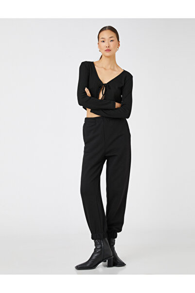 Koton Jogger Sweatpants Βαμβακερό με ελαστική μέση