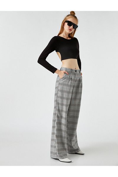 Koton Palazzo Trousers with Pocket Detail