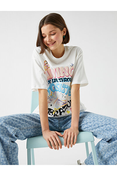 Koton Μπλουζάκι με στάμπα σλόγκαν