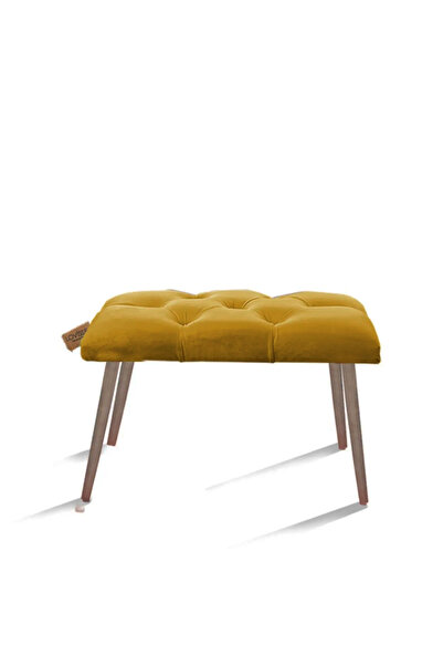 LOVİSSE HOME Handmade Arya Gürgen, Retro Ahşap Ayaklı Bench, Dekoratif Cheste...