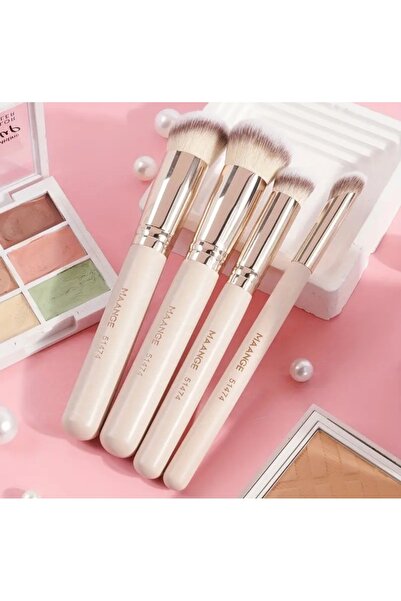 PİRAYE AKSESUAR Set de machiaj cu pensule pentru fond de ten pentru machiaj zilnic, 4 bucăți, de la Maya Beauty & Nail