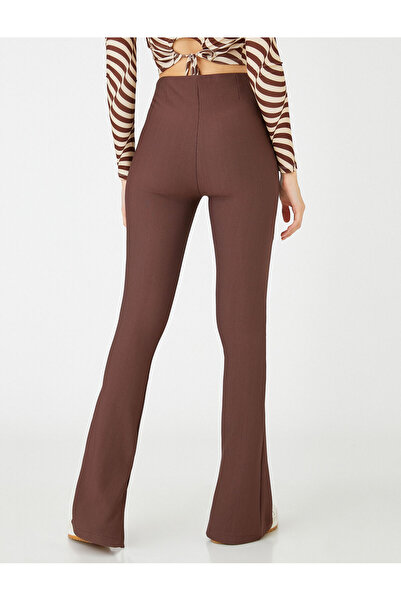 Koton Ισπανικό παντελόνι με ψηλόμεσο σκίσιμο