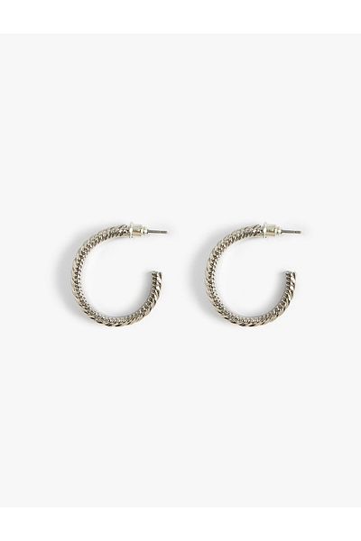 Koton Hoop Earrings with Twist Detail