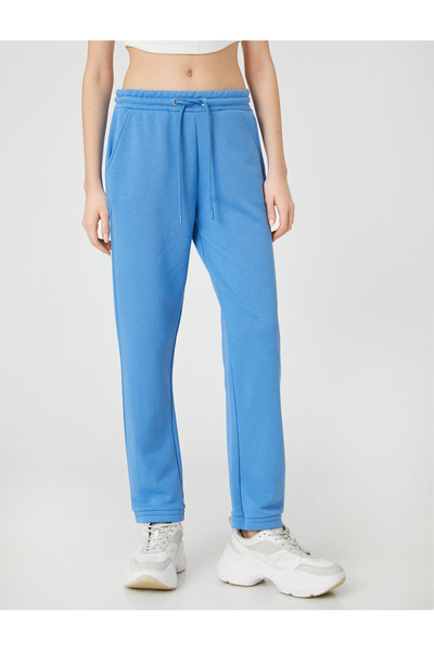 Koton Jogger Eşofman Altı Cep Detaylı Paçası Beli Lastikli