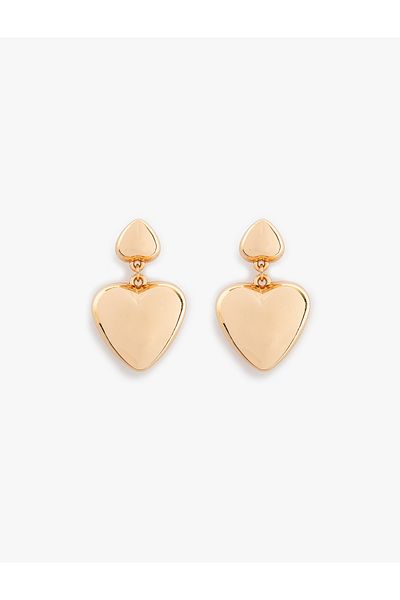 Koton Heart Dangle Earrings