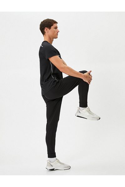 Koton Φούτερ Jogger με λεπτομέρεια ραφής, δαντέλα στη μέση και τσέπη