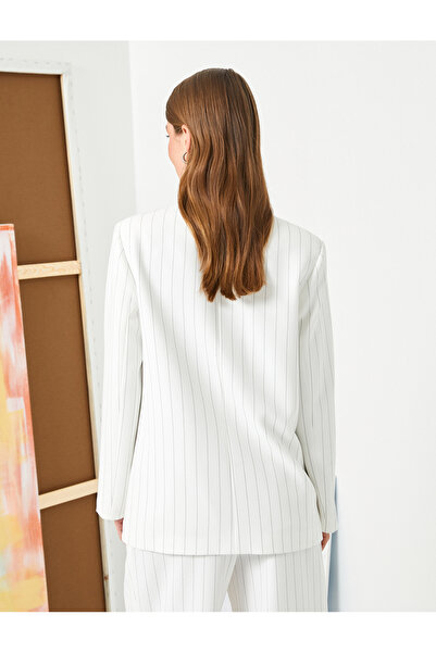 Koton Jachetă Blazer oversize Buzunar cu nasturi dublu