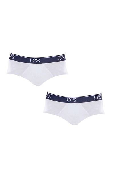 D'S Damat Men's Comfort Slip White Set of 2