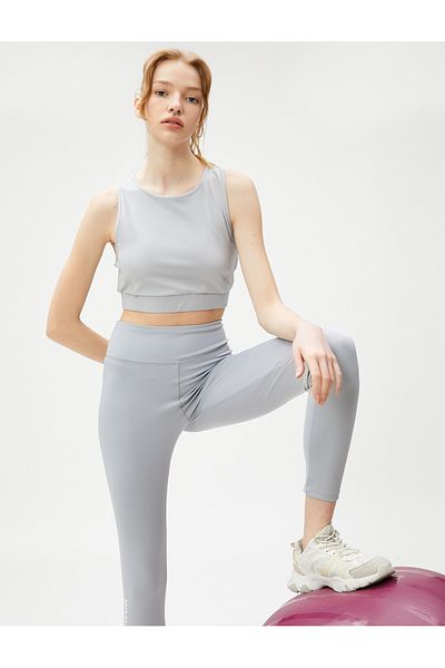 Koton Window Detailed Sports Bra, Tight Fit
