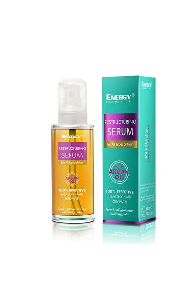 Energy Cosmetics سيروم إعادة هيكلة الشعر بزيت الأرجان | 60 مل