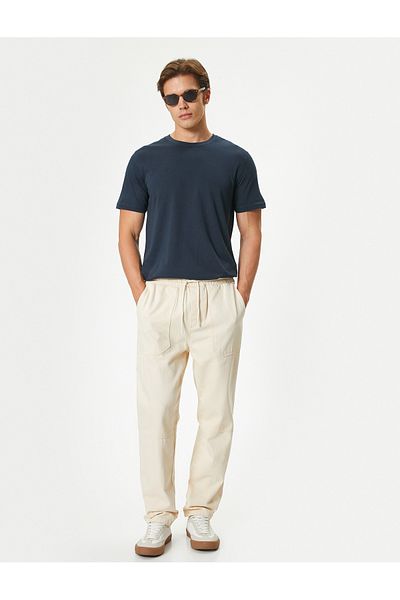 Koton T-Shirt Cotton Slim Fit Crew Neck - κοντομάνικο