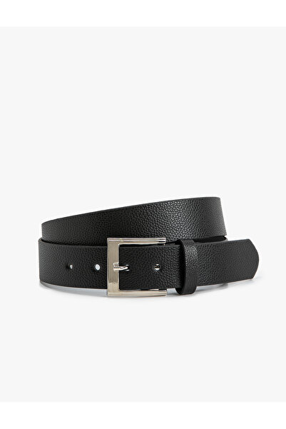 Koton Kemer Deri Görünümlü Metal Tokalı