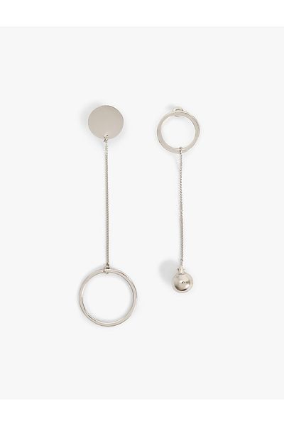 Koton Large Geometric Earrings - Dangle Design