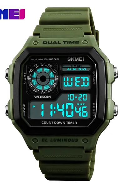 Skmei 1299 Pu Cord Digital Men's Wrist Watch