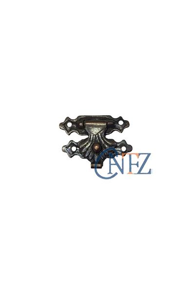 Şener collection 22X16 Antique Box, Backgammon Clip, Front Lock - 1 Piece