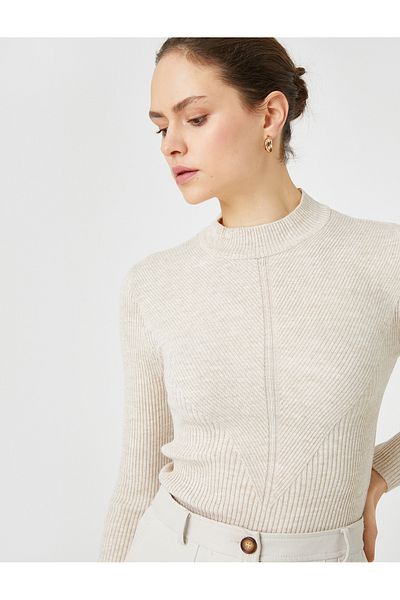 Koton Half Turtleneck Acrylic Sweater