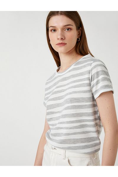 Koton Κοντό μανίκι Basic T-Shirt Crew Neck