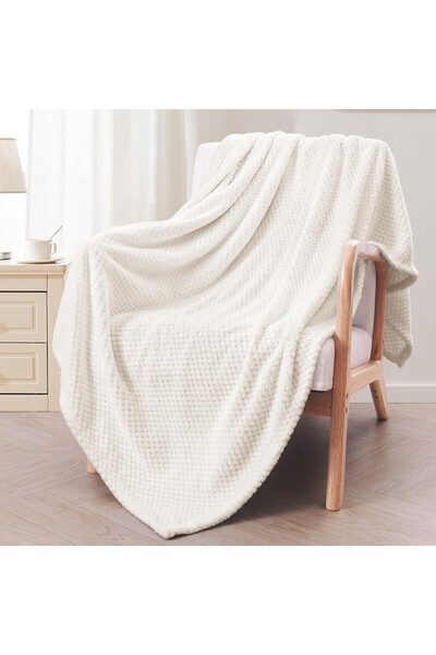 Donetella Waffle Fleece Blanket Single Size 170x200 Cm