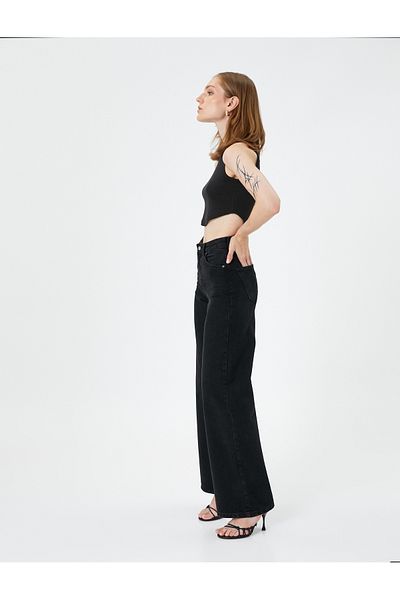 Koton Wide Leg Jeans High Waist - Bianca Jean