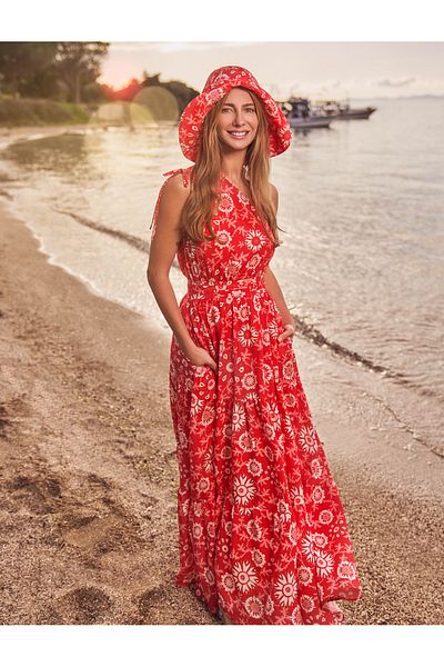 Koton Φόρεμα One Shoulder Maxi Floral
