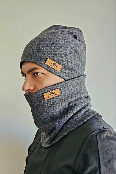ALYA Fleece Set - Adult Beanie Neck Collar Set