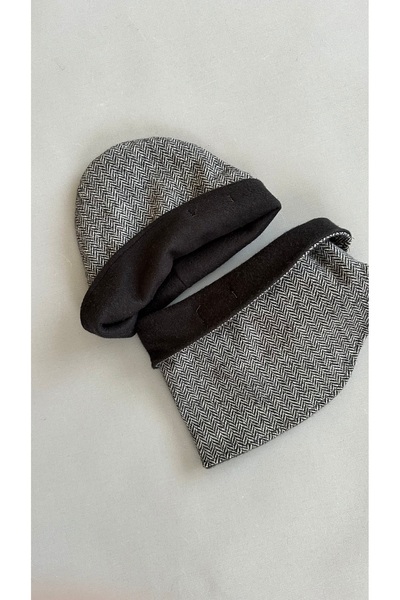 ALYA Adult Beret Neck Collar Inside Fleece Sets