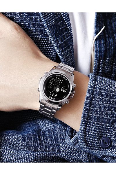 Mekanik store Skmei 2019 Astronauts Digital Black Men's Wrist Watch