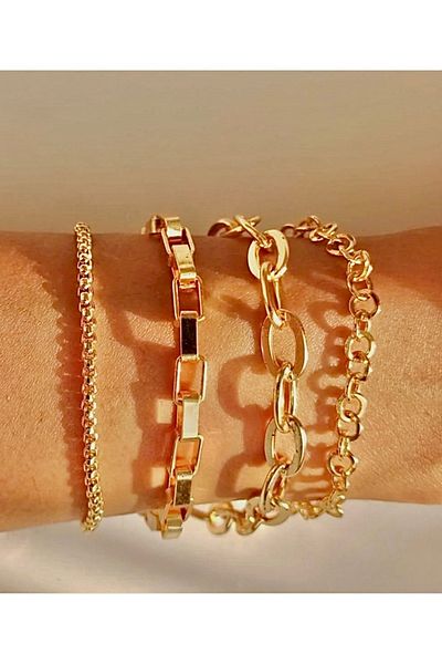 pullmarkt Set of 4 - Women's Bracelet Set