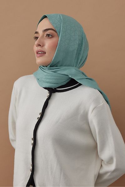 Modakaşmir Σάλι με βοτανικό σχέδιο σειράς Silky Jacquard
