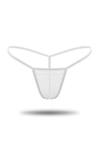 Bacio Women's 3-Piece Transparent Tulle String