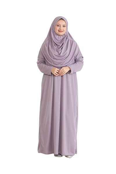 Modish Group Pouch Prayer Dress with Scarf and Tasbih Ready Hijab Clothing Turban Muslim Clothes Suit
