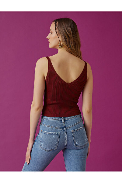 Koton Πλεκτό εσώρουχο με λαιμόκοψη