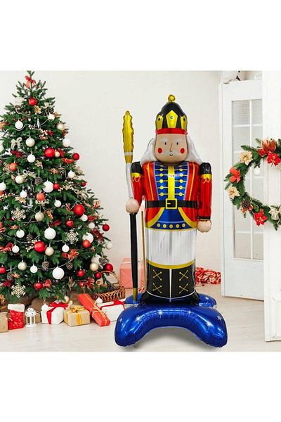 Laviyosa Footed Spear Lead Soldier Foil Balloon Christmas Foil Balloon Ornament
