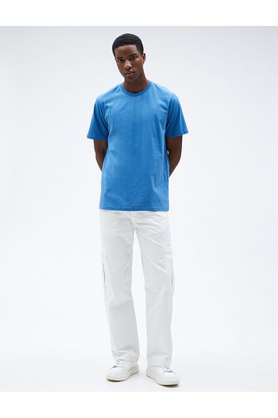 Koton Basic T-Shirt Crew Neck Short Sleeve Cotton
