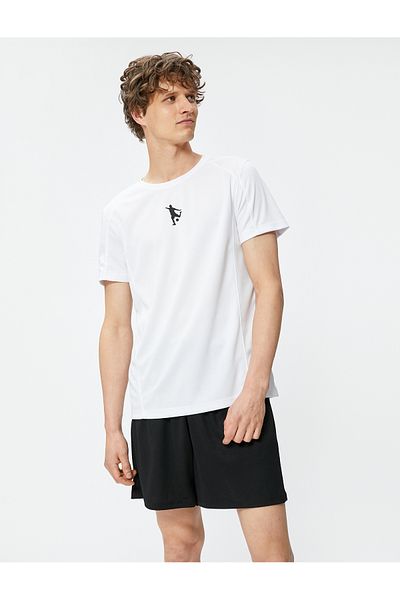 Koton Basic Sports Shorts with Lace Waist and Pocket Detail