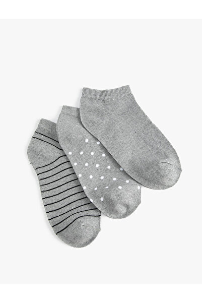 Koton Ботуши Комплект чорапи на райе Многоцветни 3 части