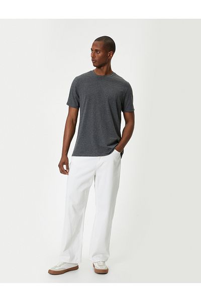 Koton Crew Neck Basic Short Sleeve T-Shirt