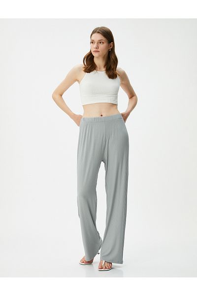 Koton Camisole Sweatpants with Elastic Waist Wide Legs