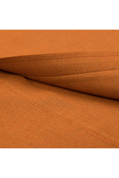 Germirli Turuncu Twill Doku Soft Yaka Tailor Fit Pamuk Yün Gömlek
