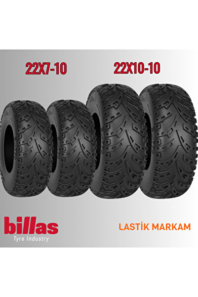 Billas TAKIM ATV LASTİK  22X7-10 / 22X10-10 BL770 DUBLEKS-YERLİ ÜRETİM-SUPAP ...