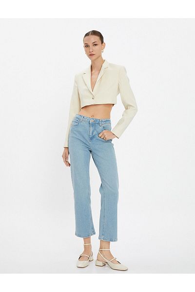 Koton Slim Fit Spanish Leg Flare Jeans