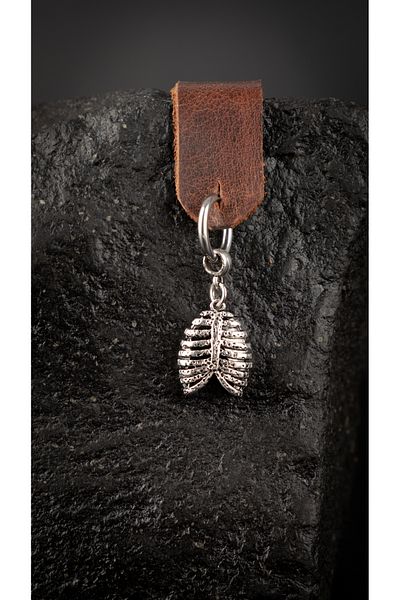 Piercing Market Steel & Silver Unisex Men's Steel Jewelry - Hoop Dangle, No Rusting Blackening Model Earrings