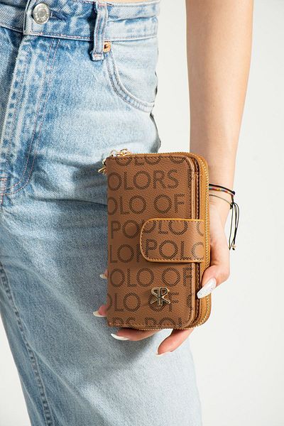 çantamgelsin Polo Of Colors Brand Tan A Quality Women's Wallet