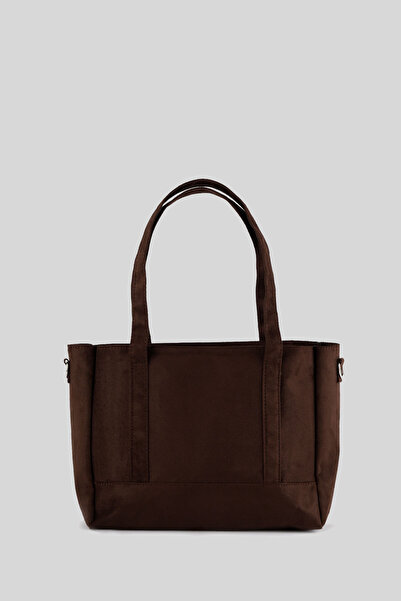 ALTUDA Geanta de umar de dama din piele intoarsa cu fermoar