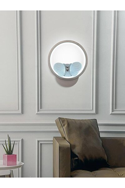 RSCOLLECTIONS Kelebek Yuvarlak Modern İthal Led Aplik