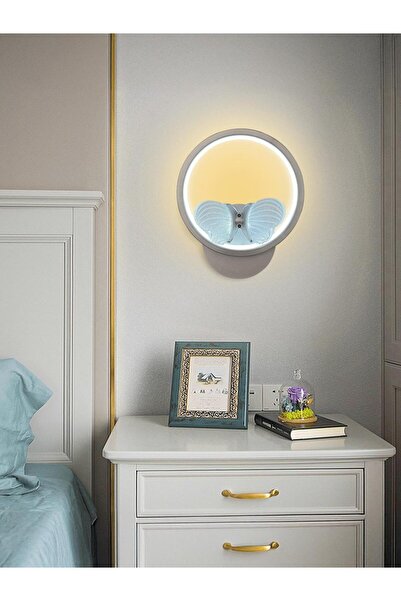 RSCOLLECTIONS Kelebek Yuvarlak Modern İthal Led Aplik