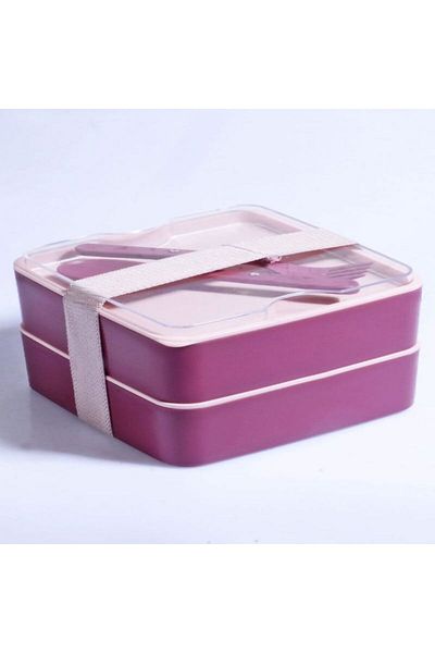 Saint Belisama Concept Saint Belisama Kitchen Plum Square Sports Nutrition Container Tiers Microwave Compatible Food Storage Container