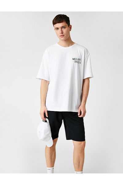 Koton Oversize Back Printed T-Shirt